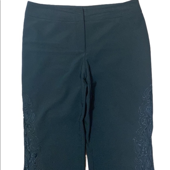 Joseph Ribkoff Dress Pants with Lace Detail - Picture 2 of 5